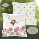 Wrendale Designs Baumwoll-Leinen Kissen Hummel-Flug ca....