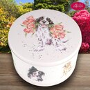 Wrendale Designs Keksdose Spaniel & Tulpen | WD-CTN005-XL