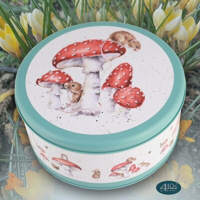 Wrendale Designs Keksdose Glückspilz-Mäuse | WD-CTN004-M