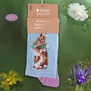 Wrendale Designs Damen Socken Kaninchen & Glcksklee |...