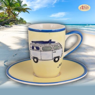Mila Keramik Espresso-Tasse mit Untere Outdoor | MI-88312