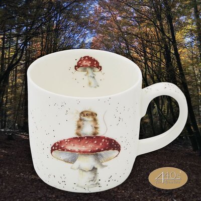 Wrendale Designs Porzellan-Becher Glückspilz-Maus |...