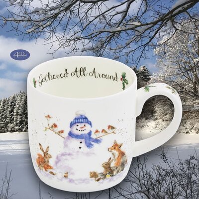 Wrendale Designs Porzellan-Becher Schneemann |...