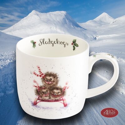 Wrendale Designs Porzellan-Becher Rodl-Igel | WP-MMUL5629-XS