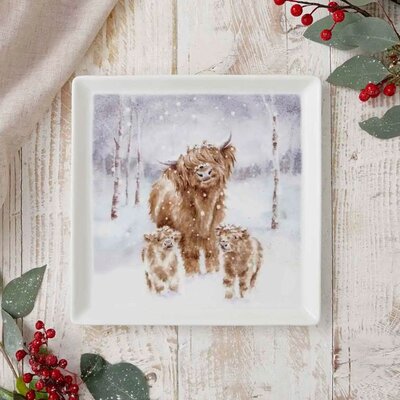 Wrendale Designs Porzellan Servier-Teller Highland Star...