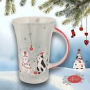Mila Keramik-Becher Coffee-Pot X-Mas Cats | MI-82313