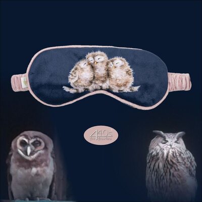Wrendale Designs Augen-Schlafmaske Eulenfamilie...