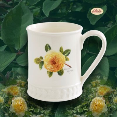 Portmeirion Keramik Becher Botanic Roses Embossed Teasing...