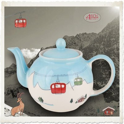 Mila Keramik-Teekanne Gipfelstrmer ca 1,2 Liter | MI-94316