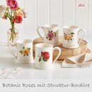 Portmeirion Keramik Becher 4er Set Botanic Roses Embossed...