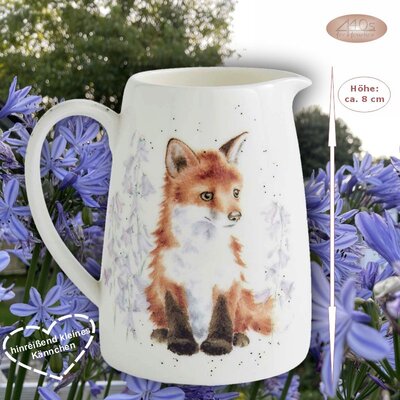 Wrendale Designs Mini Porzellan Milch-K�nnchen Fuchswelpe...