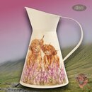 Wrendale Designs Blumenkrug Highland Rinder Sanfte Riesen...