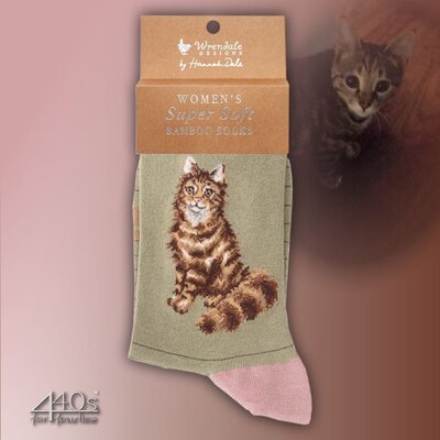 Wrendale Designs Damen Socken Katze Feline Fabulous |...