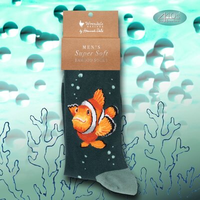 Wrendale Designs Herren Socken Clownfisch | WD-SOCKM013