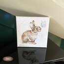 Wrendale Designs Bild Druck auf Leinwand Kaninchen &...