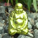 Odem Keramik LITTLE BUDDHA hellgrn ca. 15 cm H